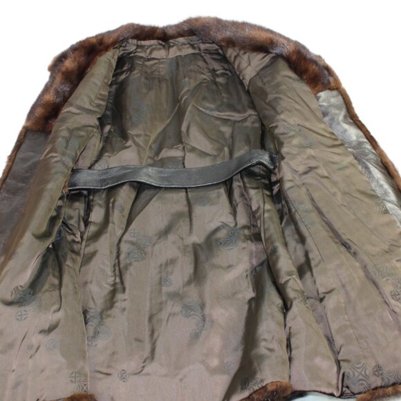 Mahogany Mink Stroller with Leather Accent Panels, Size Sm/Med - Picture 12 of 12